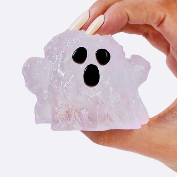 Clear-pink Ghost Taba Squishy
