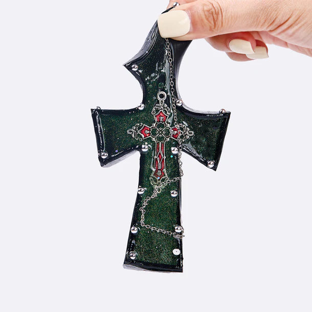 Dark Green Cross Taba Squishy