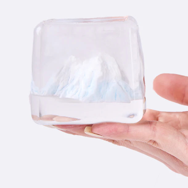 Nested Crystal Snow Mountain Taba Squishy