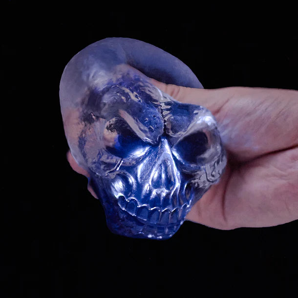 Clear Skull with Light Taba Squishy