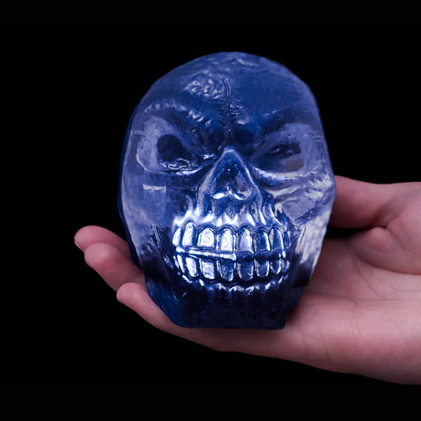 Clear Skull with Light Taba Squishy