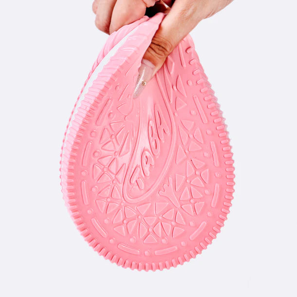 Jumbo Pink-white Sandwich Cookie Taba Squishy