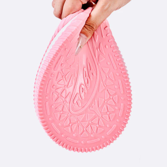 Jumbo Pink-white Sandwich Cookie Taba Squishy