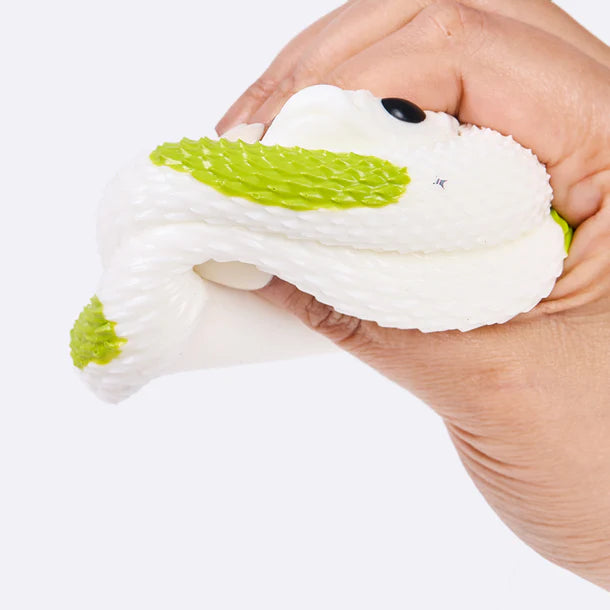 White-green Snake Taba Squishy
