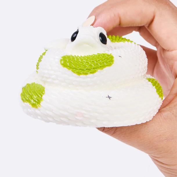 White-green Snake Taba Squishy