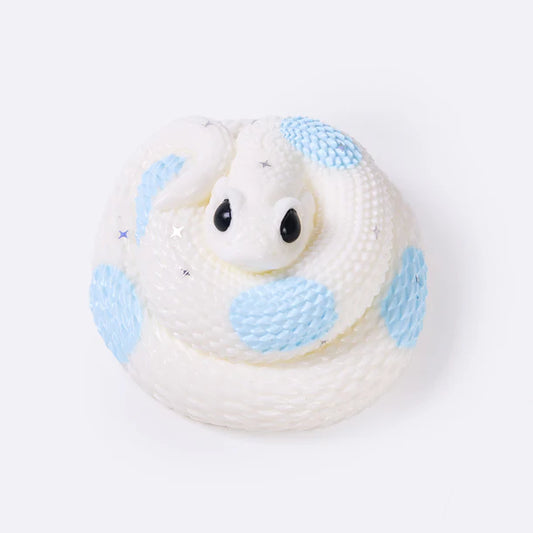 White-blue Snake Taba Squishy