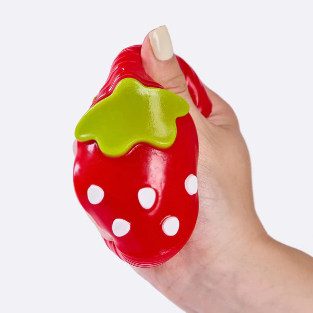 Red Strawberry Mille Crepe Taba Squishy