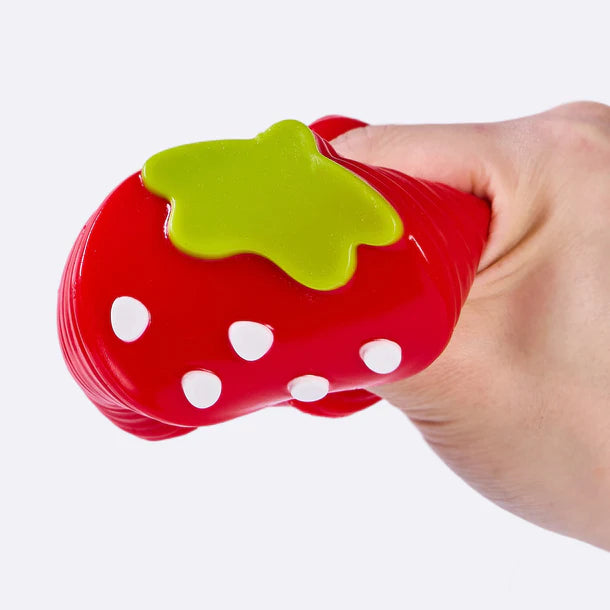 Red Strawberry Mille Crepe Taba Squishy