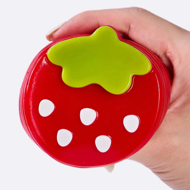 Red Strawberry Mille Crepe Taba Squishy