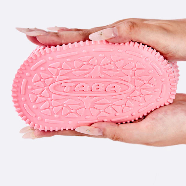 Jumbo Pink-white Sandwich Cookie Taba Squishy