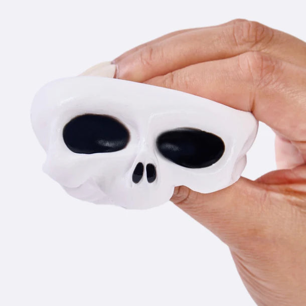 White Skull Taba Squishy