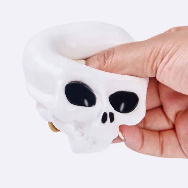 White Skull Taba Squishy