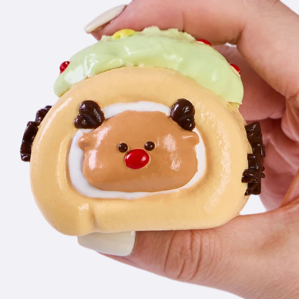 Xmas Bread Roll Taba Squishy