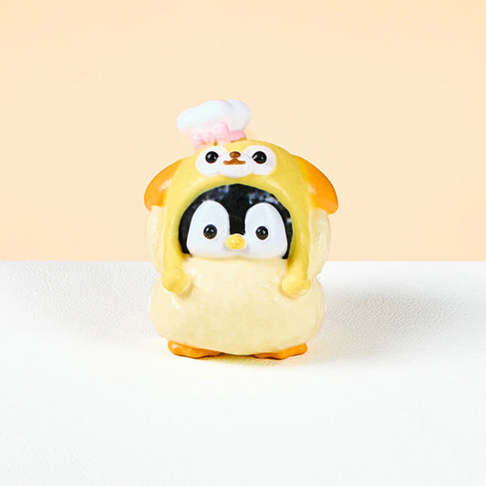 Cute Penguin with Dog Hat Taba Squishy