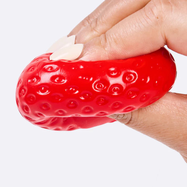 Red Strawberry Taba Squishy - Playdough Like