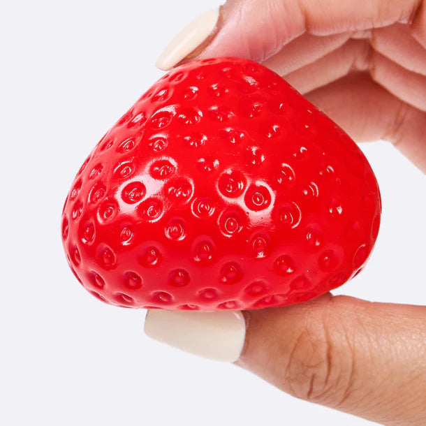 Red Strawberry Taba Squishy - Playdough Like