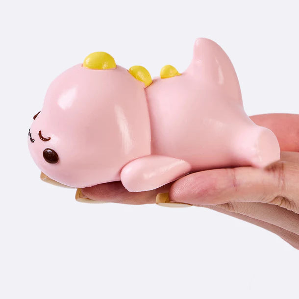 Pink Dinosaur Taba Squishy