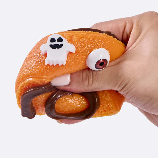 Orange Halloween Swiss Roll Taba Squishy