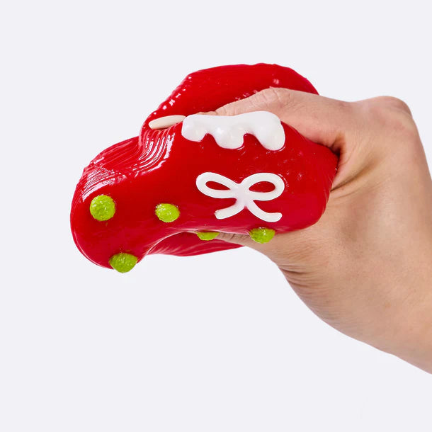 Red Xmas Boot Taba Squishy -Water Like