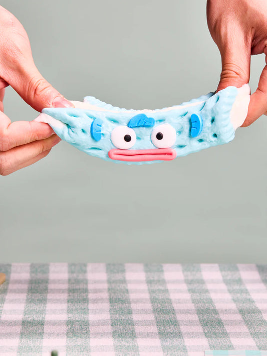 Blue Funny Sandwich Cookie Taba Squishy