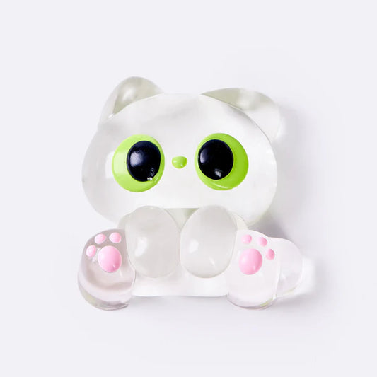 Jumbo Clear Cat Kitten Taba Squishy