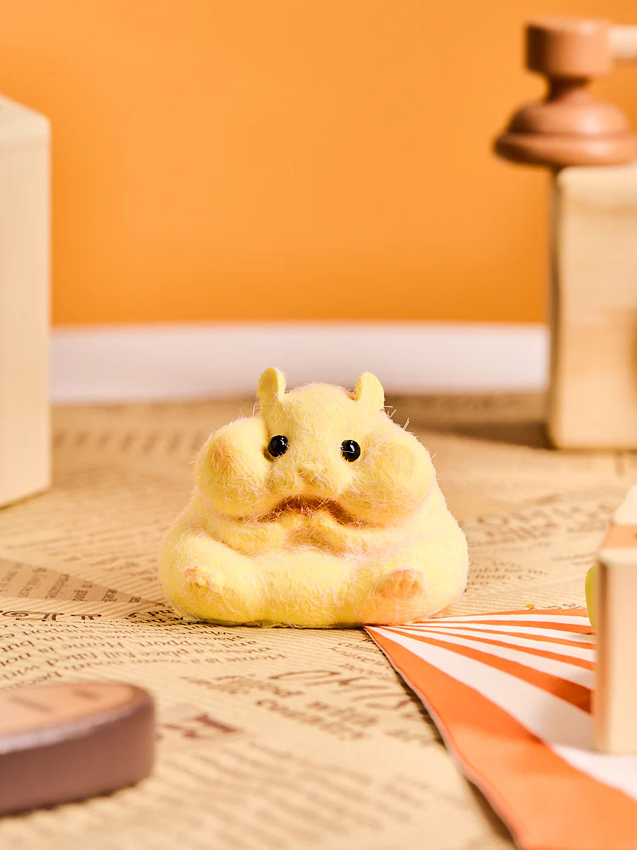 Flocked Hamster Taba Squishy