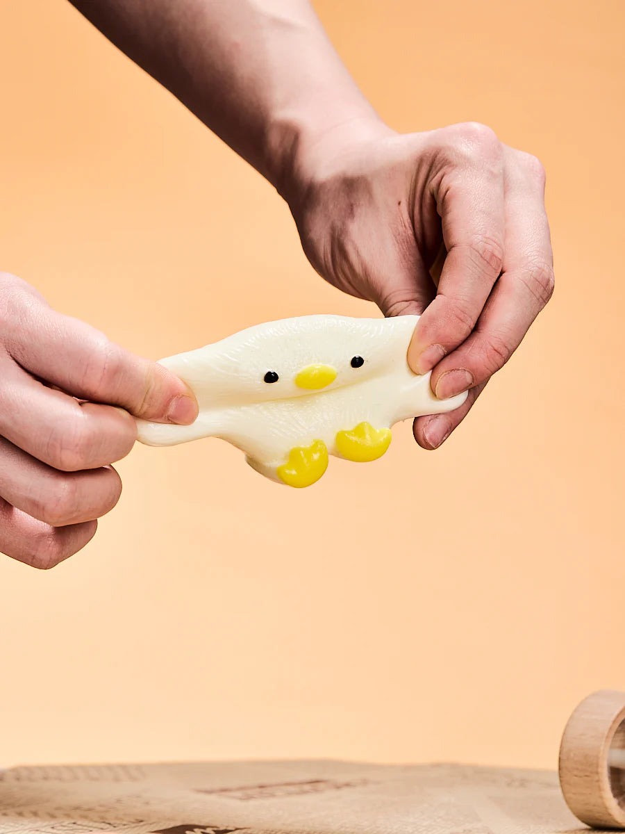 Cute White Duck Taba Squishy