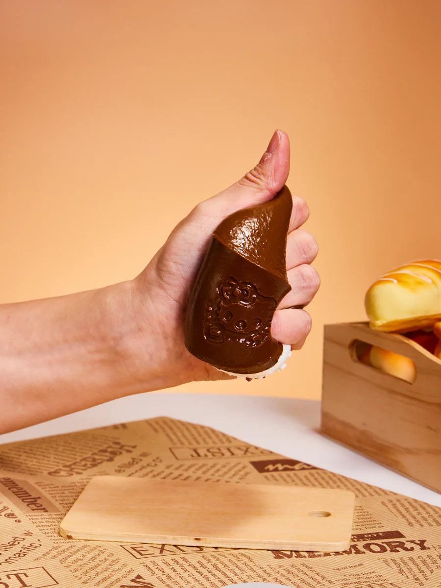 Choco Kitten Cake Roll Taba Squishy
