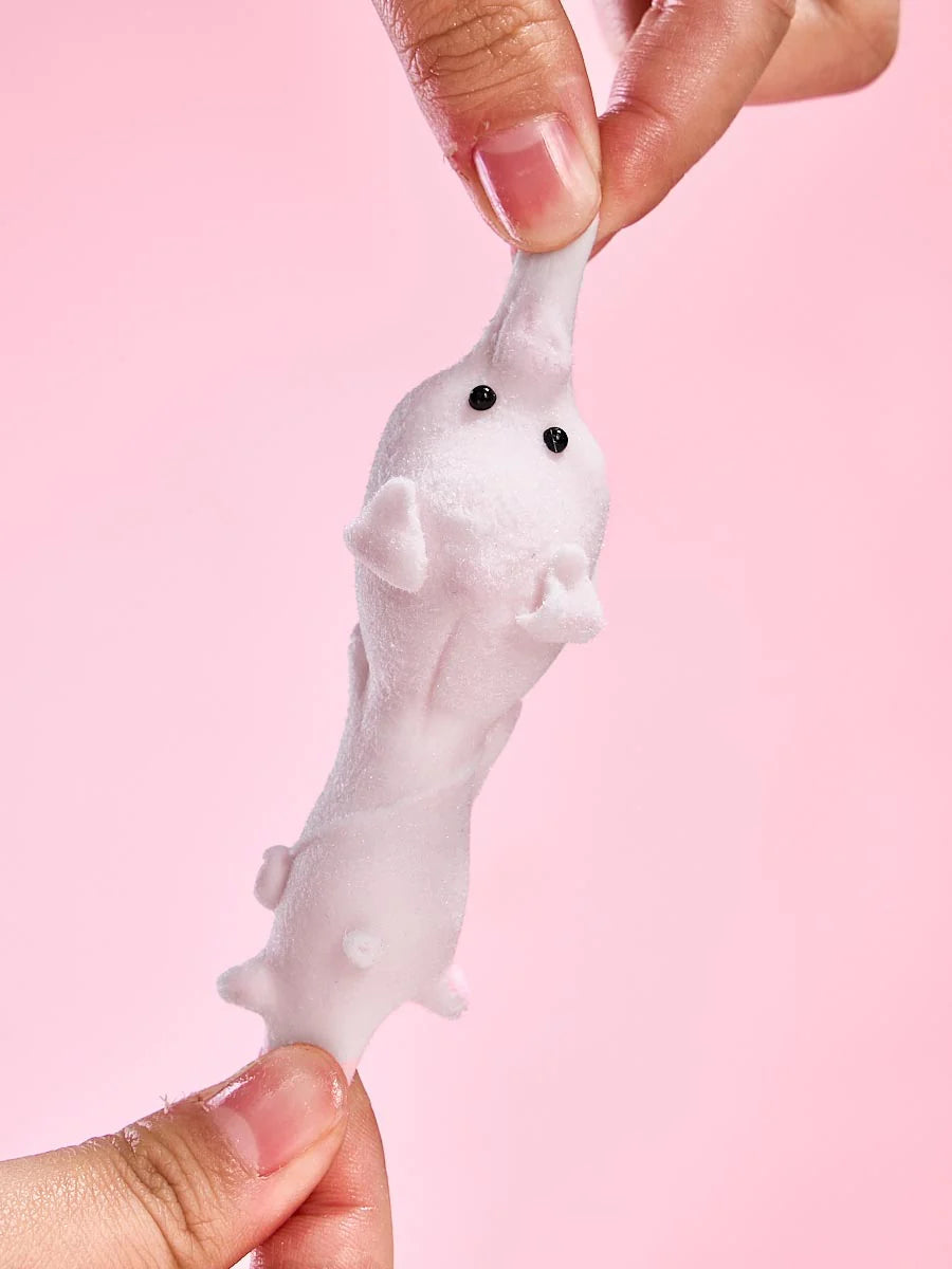 Flocked Mini Pink Pig Taba Squishy