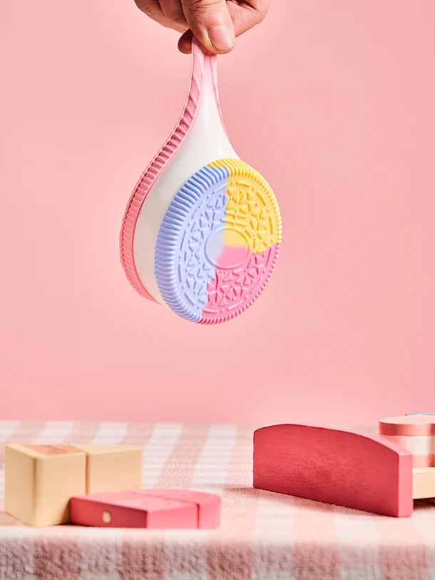 Pink-blue-yellow Cookie Sandwich Squeeze Toys