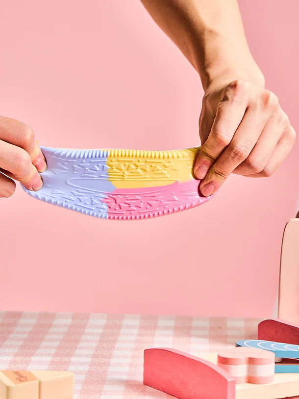 Pink-blue-yellow Cookie Sandwich Squeeze Toys