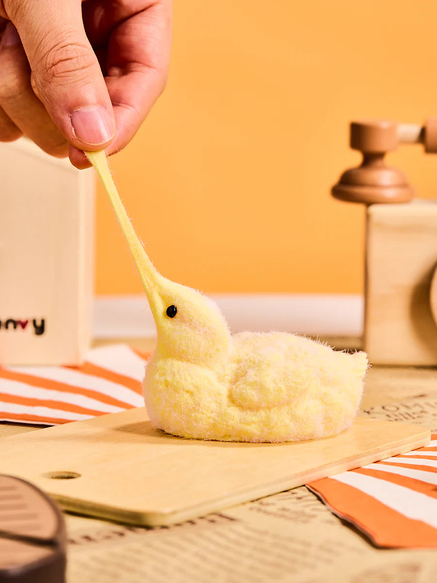 Flocked Duck Squeeze Toys