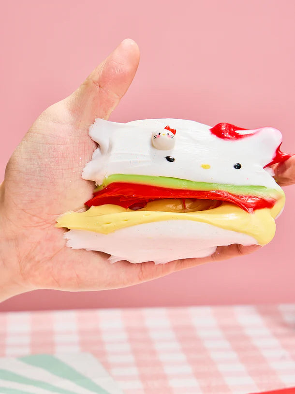 Kitty Burger Squeeze Toy