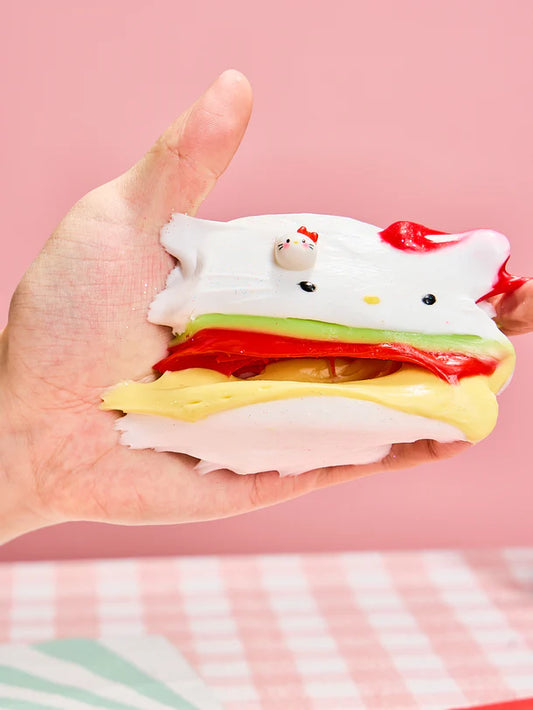 Kitty Burger Squeeze Toy