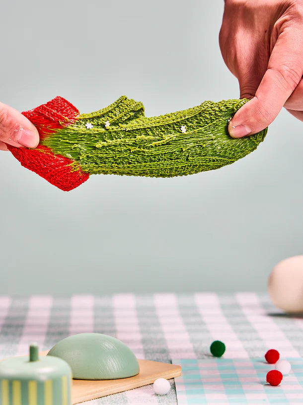 Xmas Woolen Glove Squeeze Toy