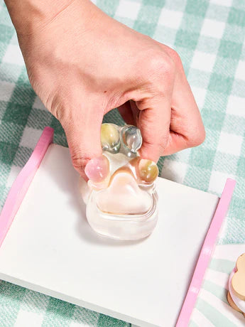 Transparent-light-colorful Paw Squeeze Toy