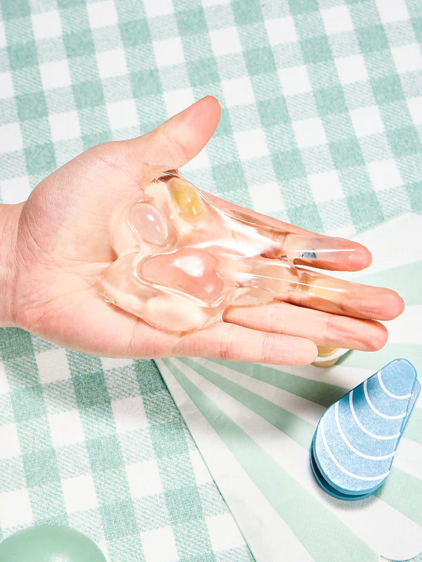 Transparent-light-colorful Paw Squeeze Toy