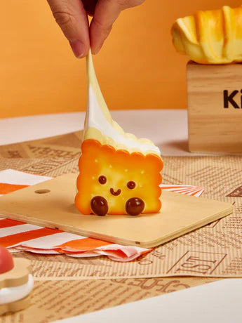 Cute Square Cookies Squeeze Toy