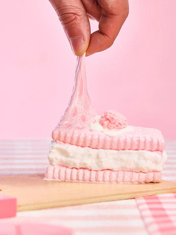 Pink Strawberry Sandwich Cookie Squeeze Toys