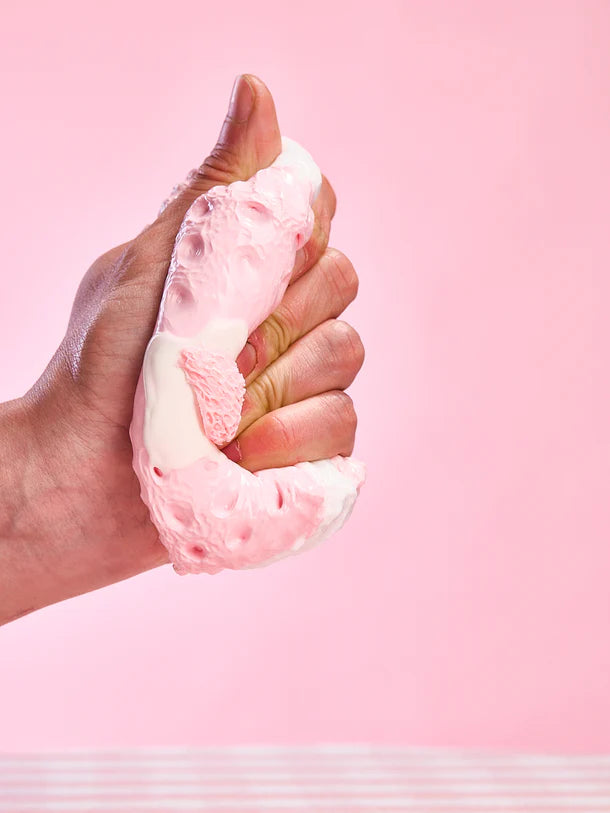 Pink Strawberry Sandwich Cookie Squeeze Toys