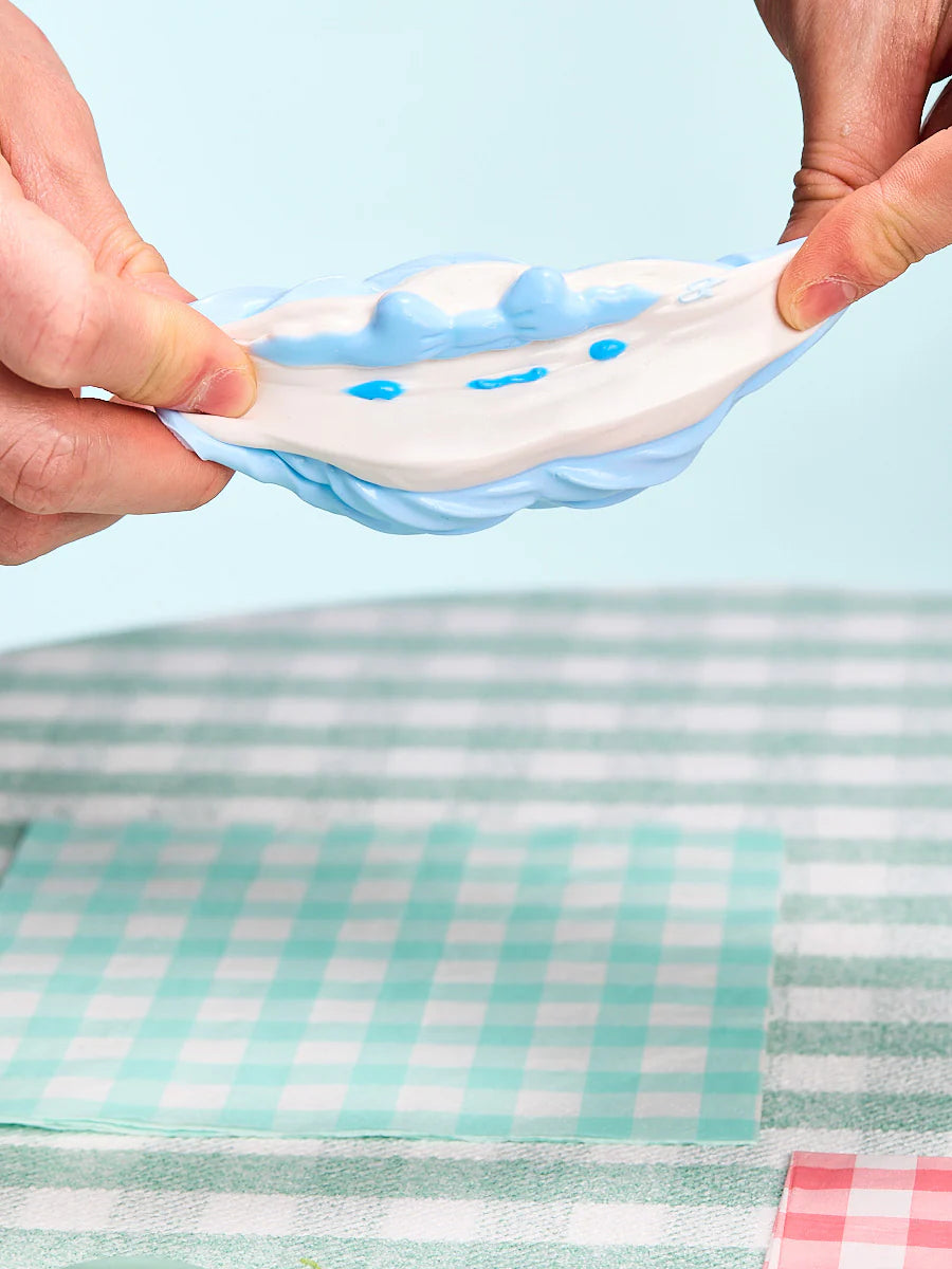 Blue Puppy Cake Squeeze Toy