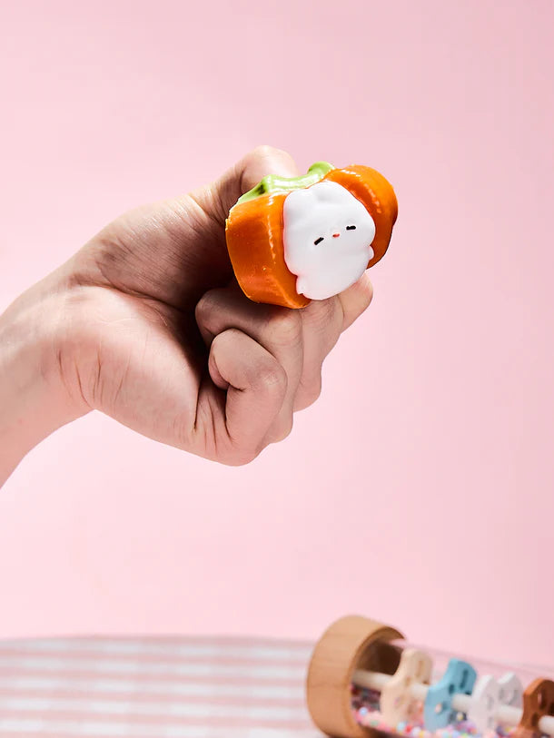 Cute Bunny on Carrot Squeeze Toys