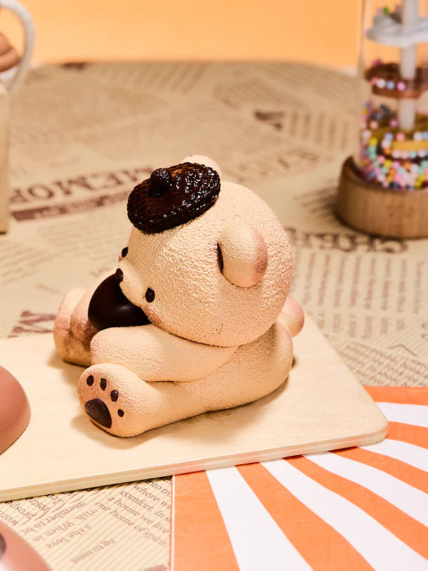 Brown Heart Bear Squeeze Toys