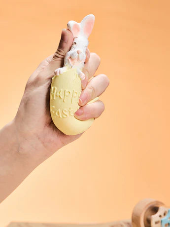 Bunny in Yellow Easter Egg Squeeze Toys