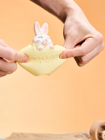 Bunny in Yellow Easter Egg Squeeze Toys