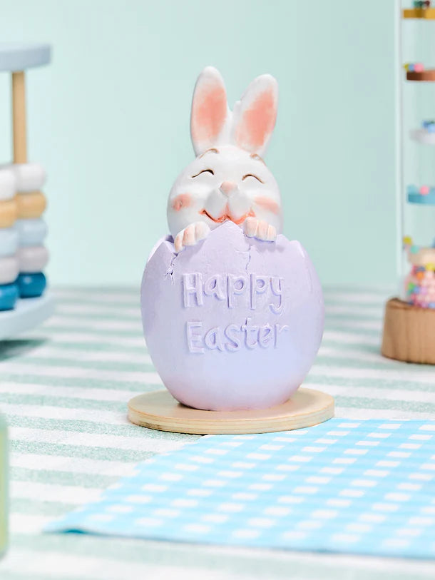 Bunny in Purple Easter Egg Squeeze Toys