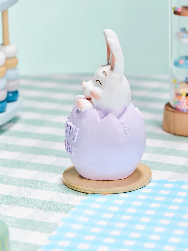 Bunny in Purple Easter Egg Squeeze Toys