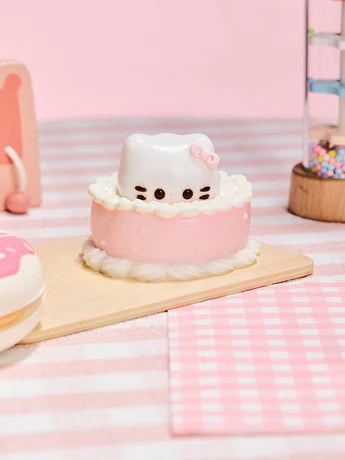 Pink Kitten Birthday Cake Squeeze Toy
