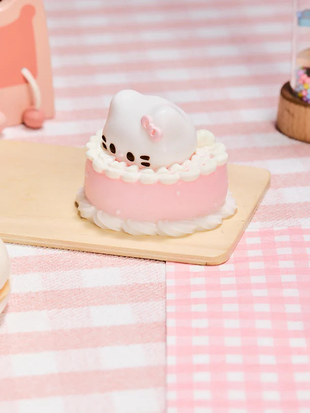Pink Kitten Birthday Cake Squeeze Toy