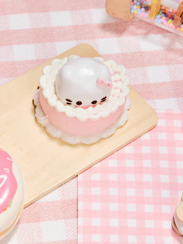 Pink Kitten Birthday Cake Squeeze Toy